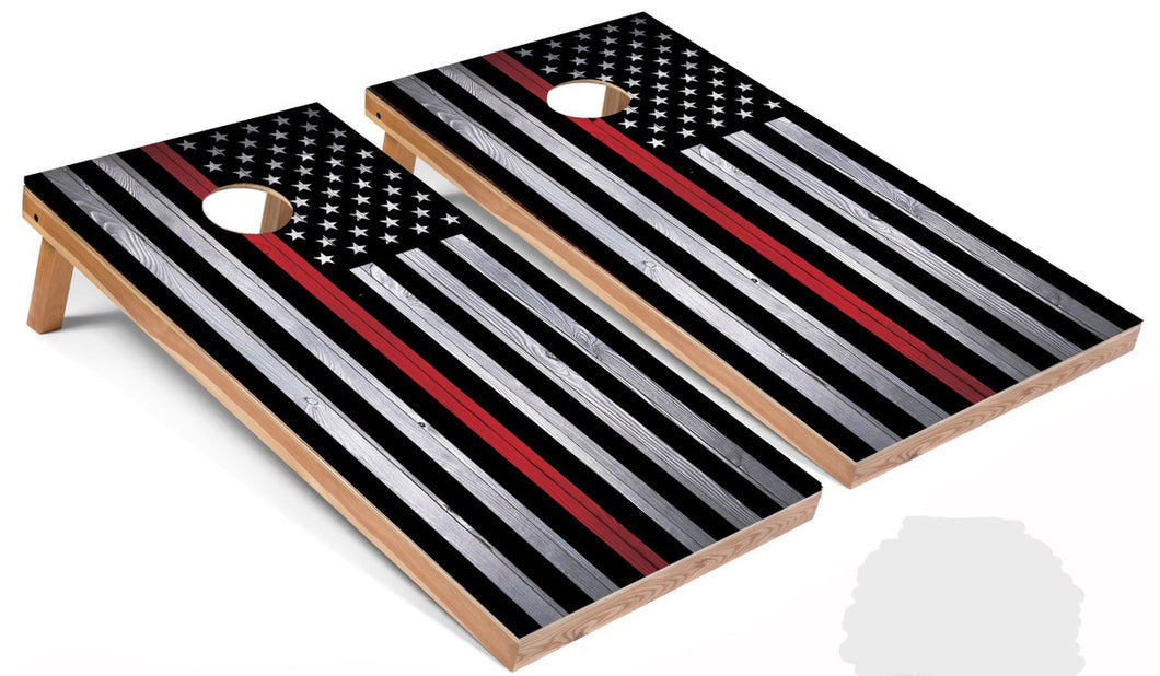 Thin red line flag set