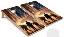 Load image into Gallery viewer, American flag/soldiers set
