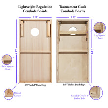 Load image into Gallery viewer, American Flag cornhole set
